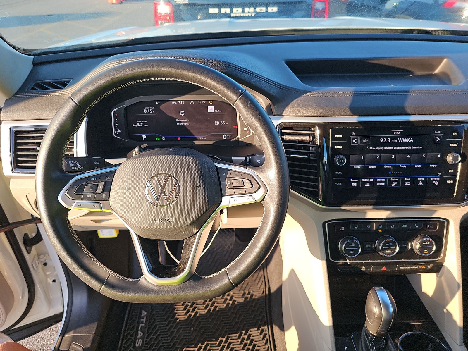 2022 Volkswagen Atlas 2.0T SE AWD