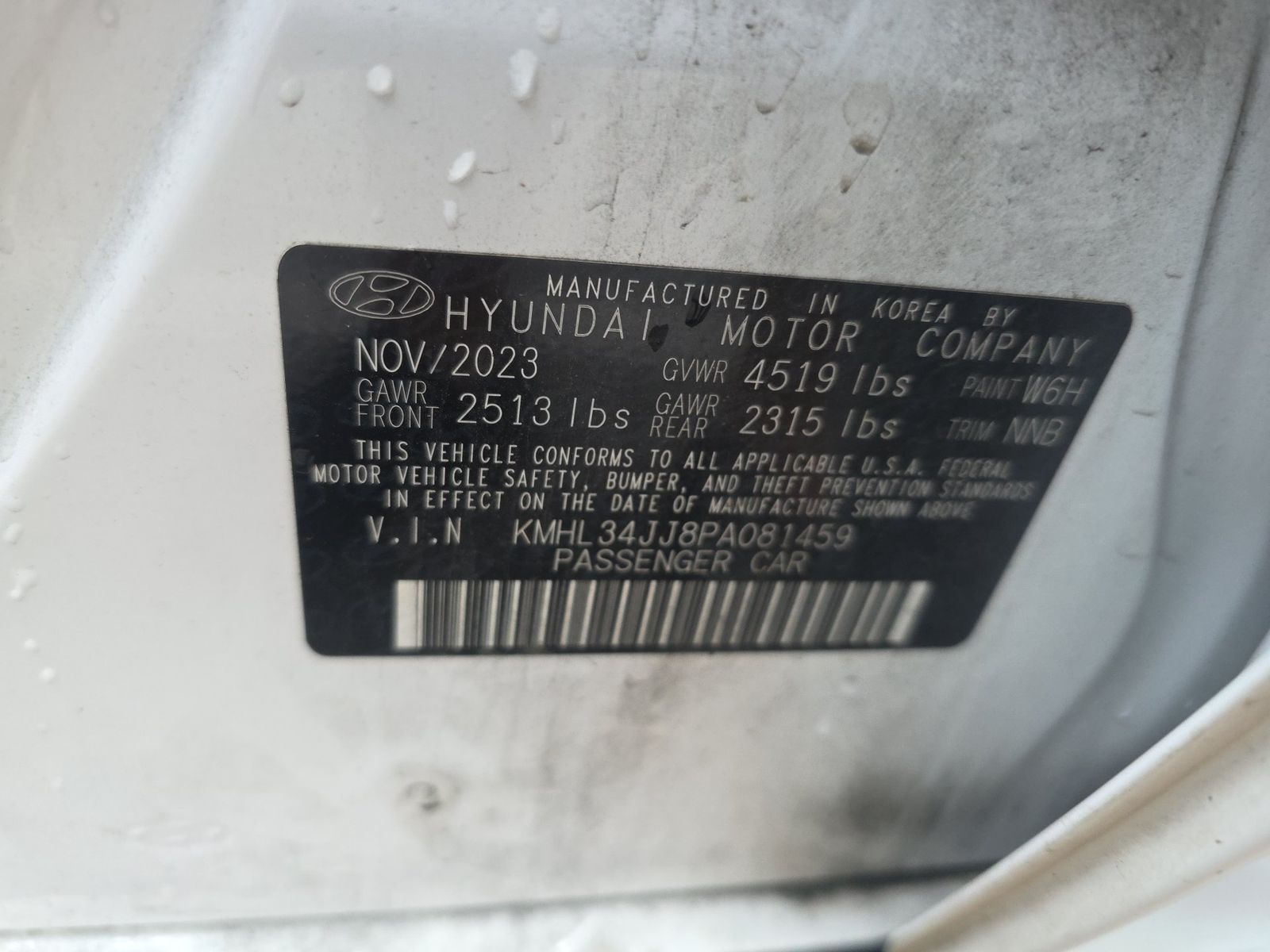 2023 Hyundai Sonata Hybrid SEL FWD