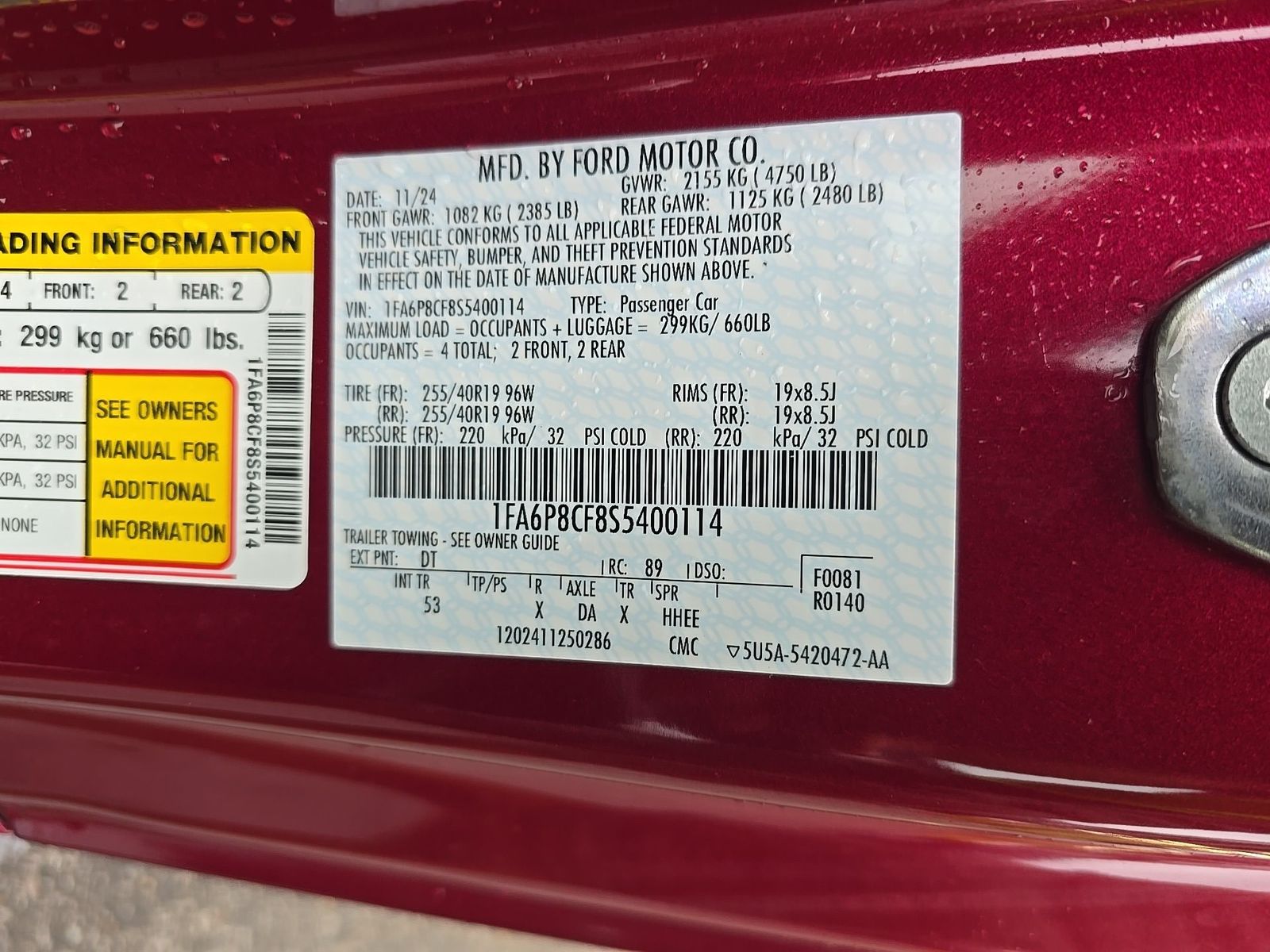 2025 Ford Mustang GT Premium RWD