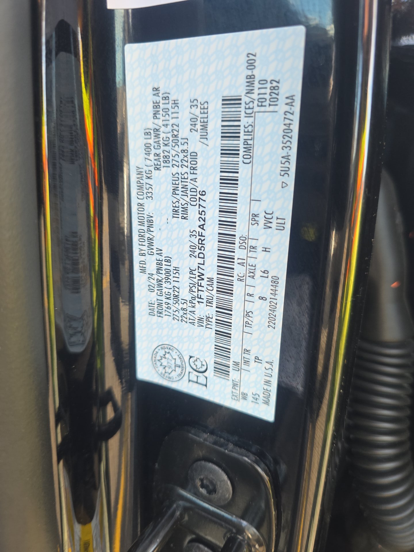 2024 Ford F-150 Hybrid Platinum AWD