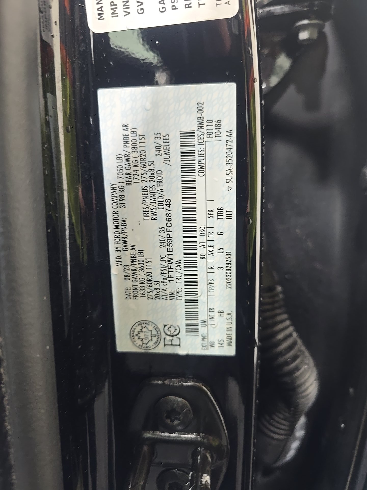 2023 Ford F-150 Lariat AWD