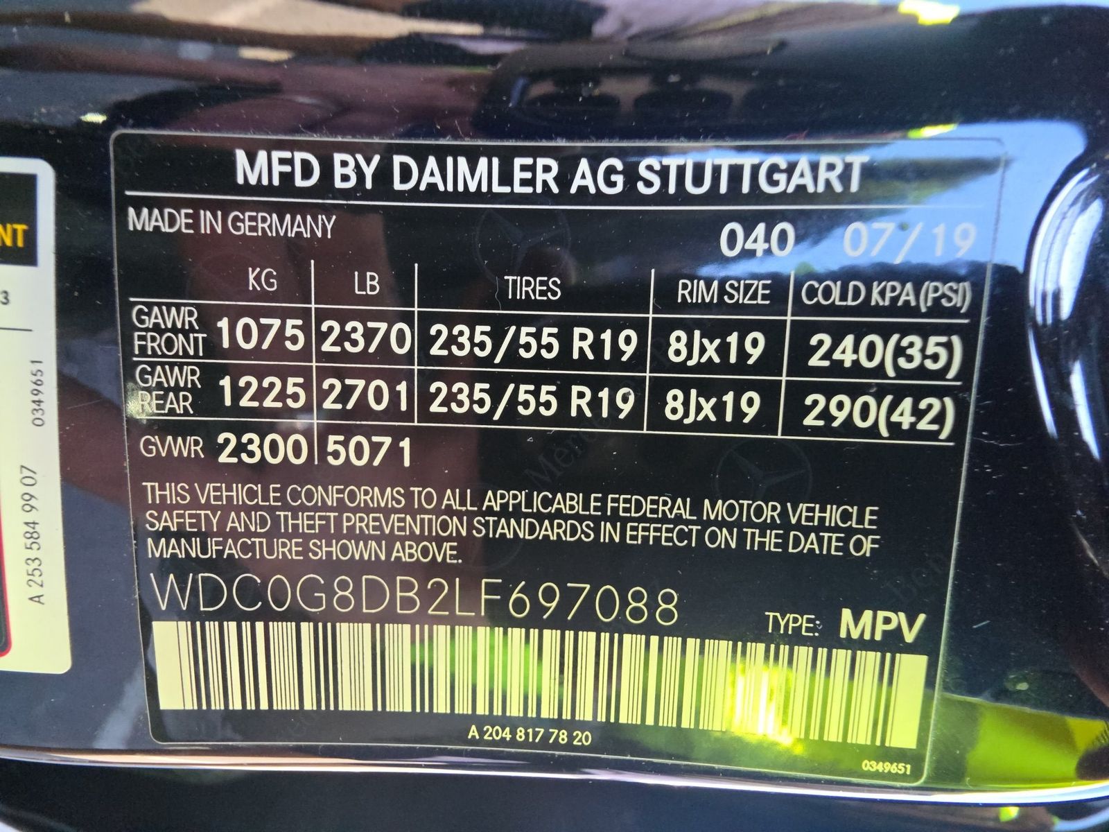 2020 Mercedes-Benz GLC GLC 300 RWD