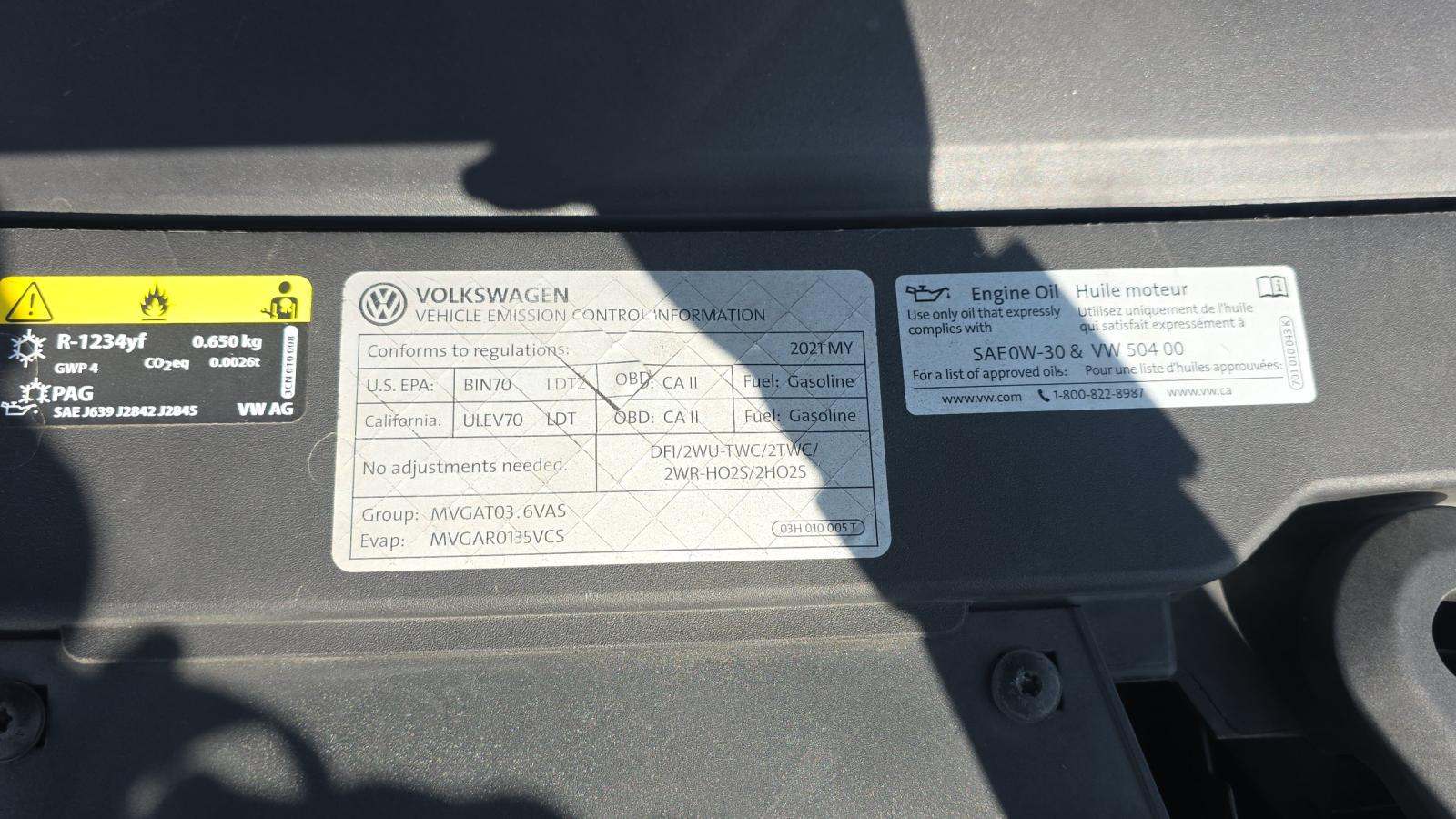 2021 Volkswagen Atlas 3.6L SEL Premium R-Line AWD