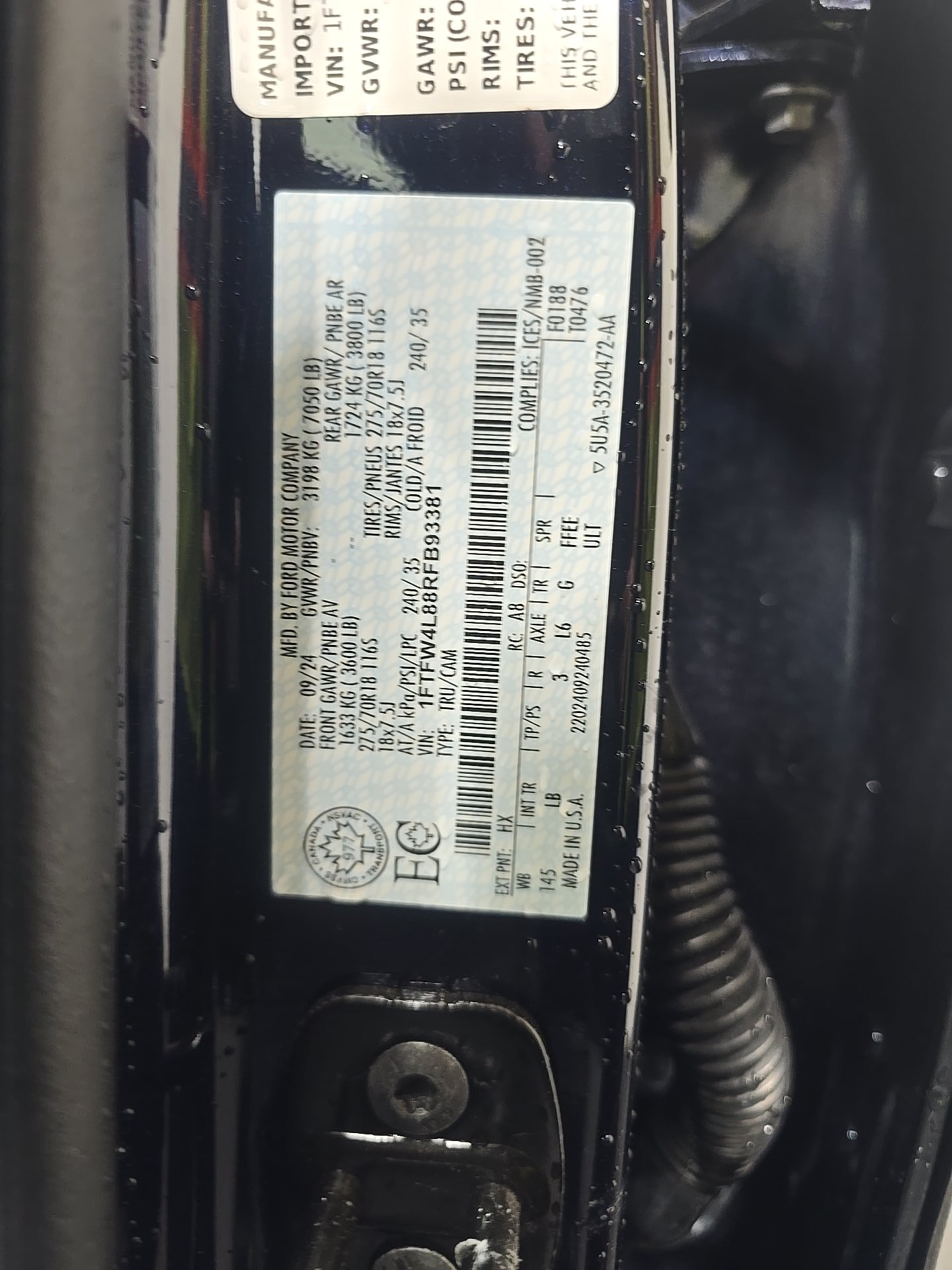 2024 Ford F-150 Tremor AWD