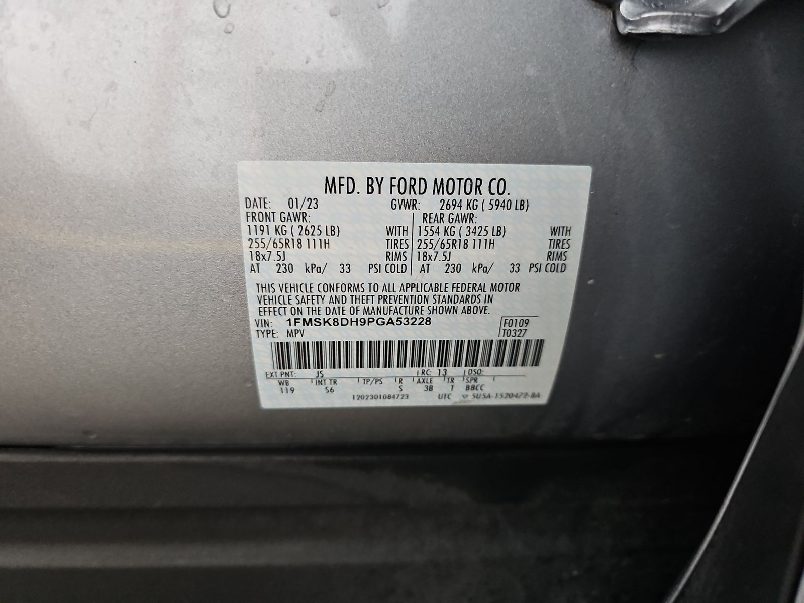 2023 Ford Explorer XLT AWD