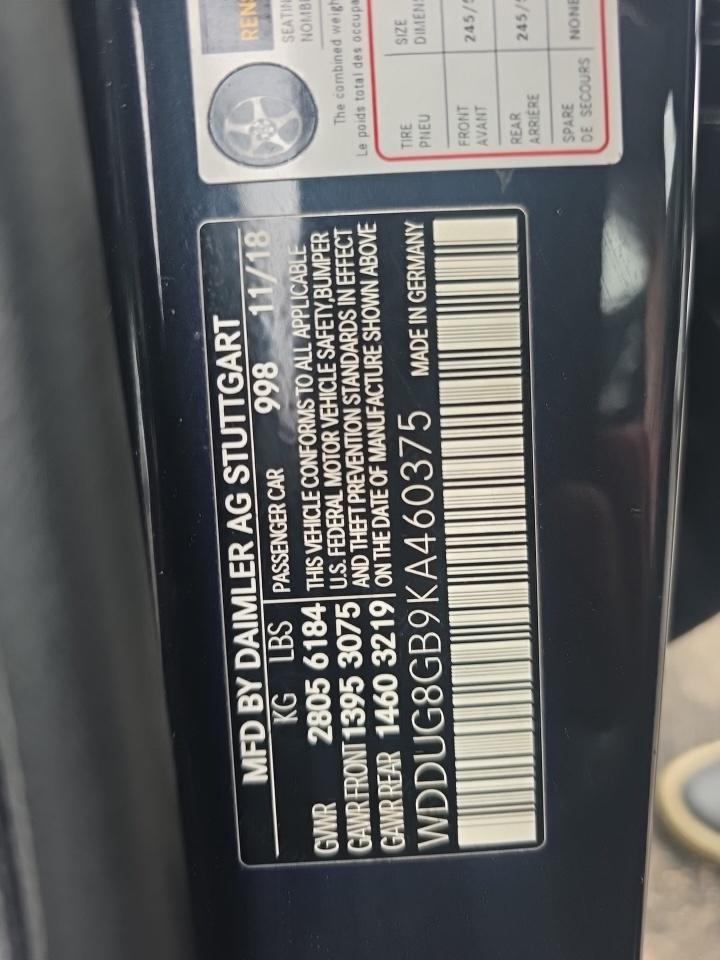 2019 Mercedes-Benz S-Class S 560 AWD