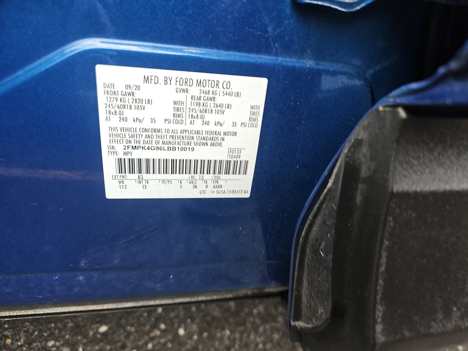2020 Ford Edge SE AWD