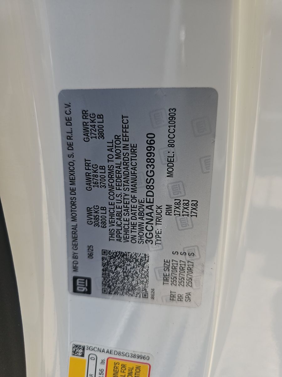 2025 Chevrolet Silverado 1500 Work Truck RWD