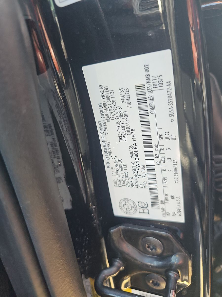 2020 Ford F-150 Platinum AWD