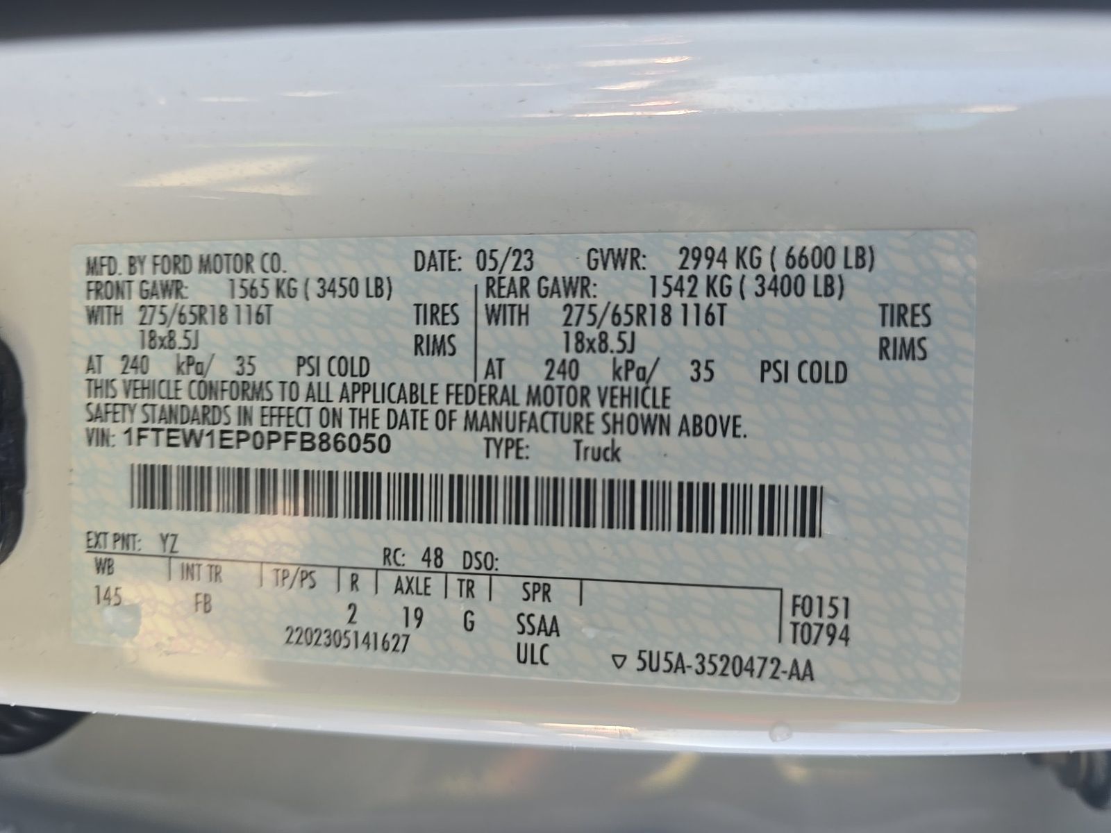 2023 Ford F-150 XLT AWD