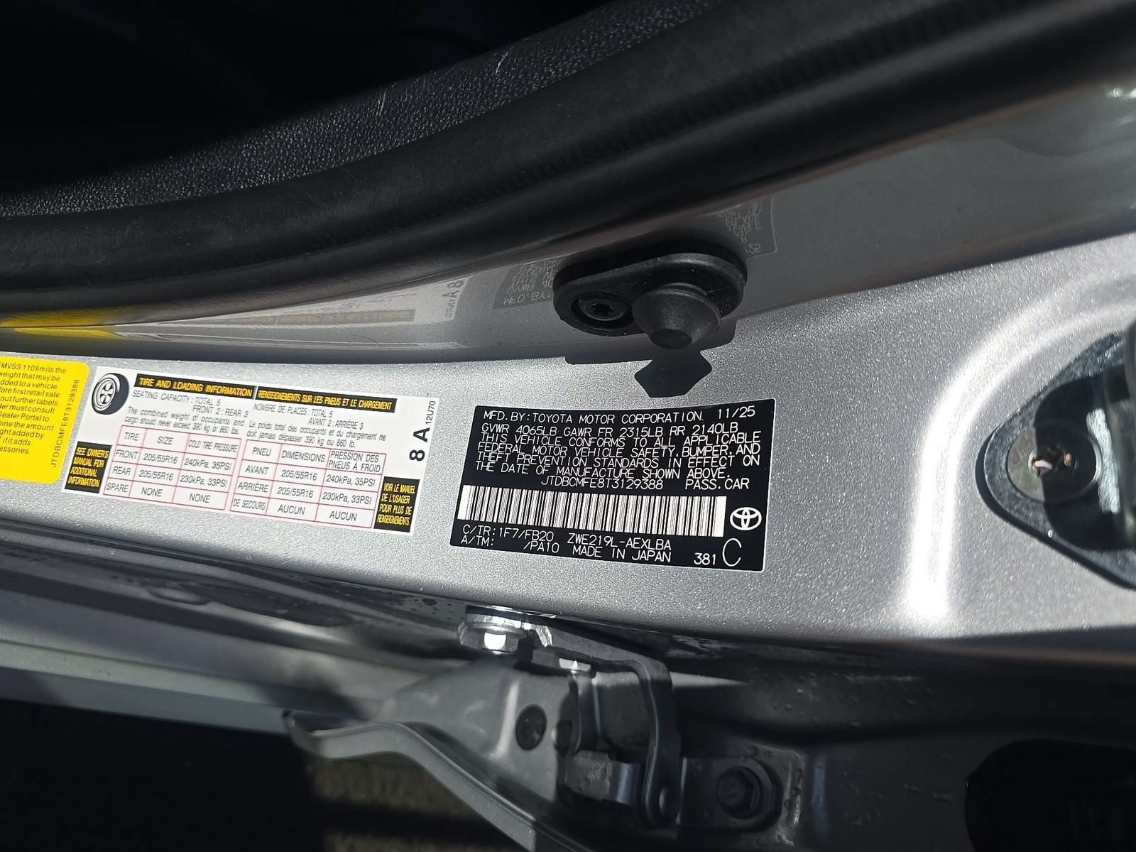 2026 Toyota Corolla Hybrid LE FWD