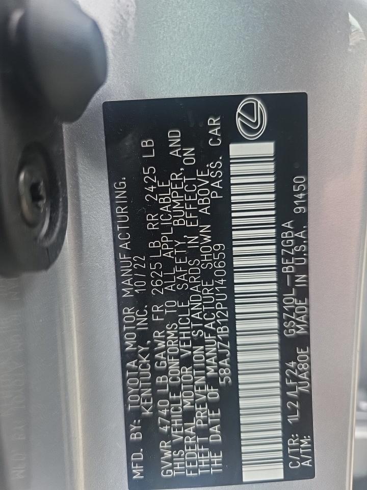 2023 Lexus ES ES 350 F SPORT Handling FWD
