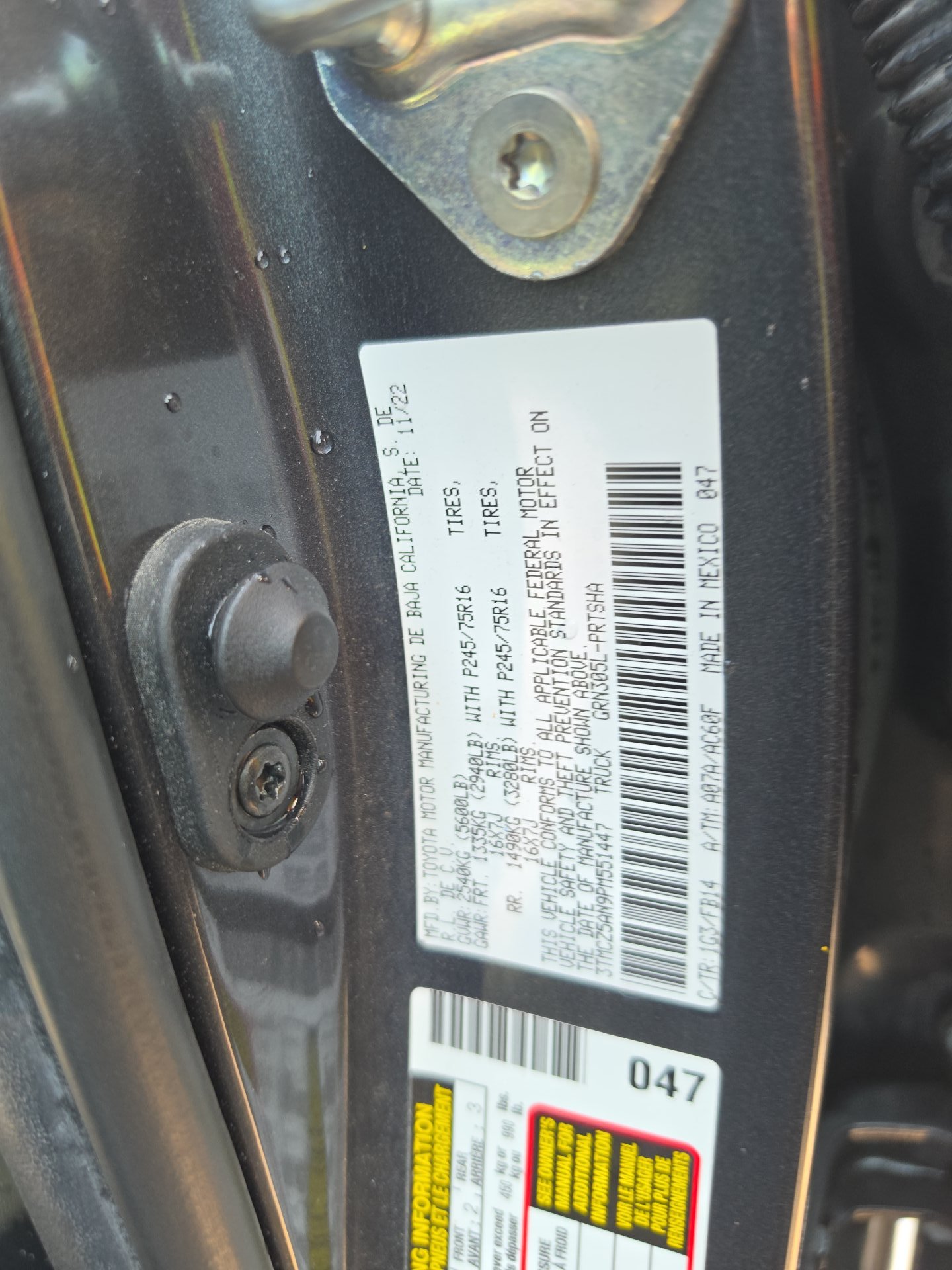 2023 Toyota Tacoma SR AWD