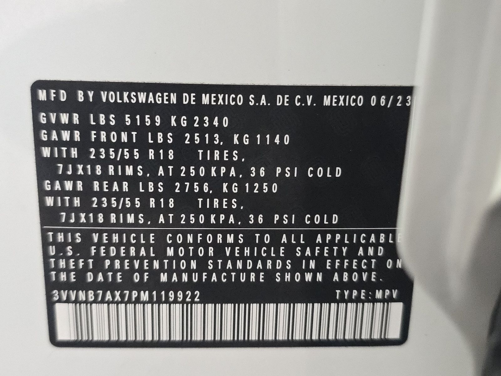 2023 Volkswagen Tiguan 2.0T SE FWD