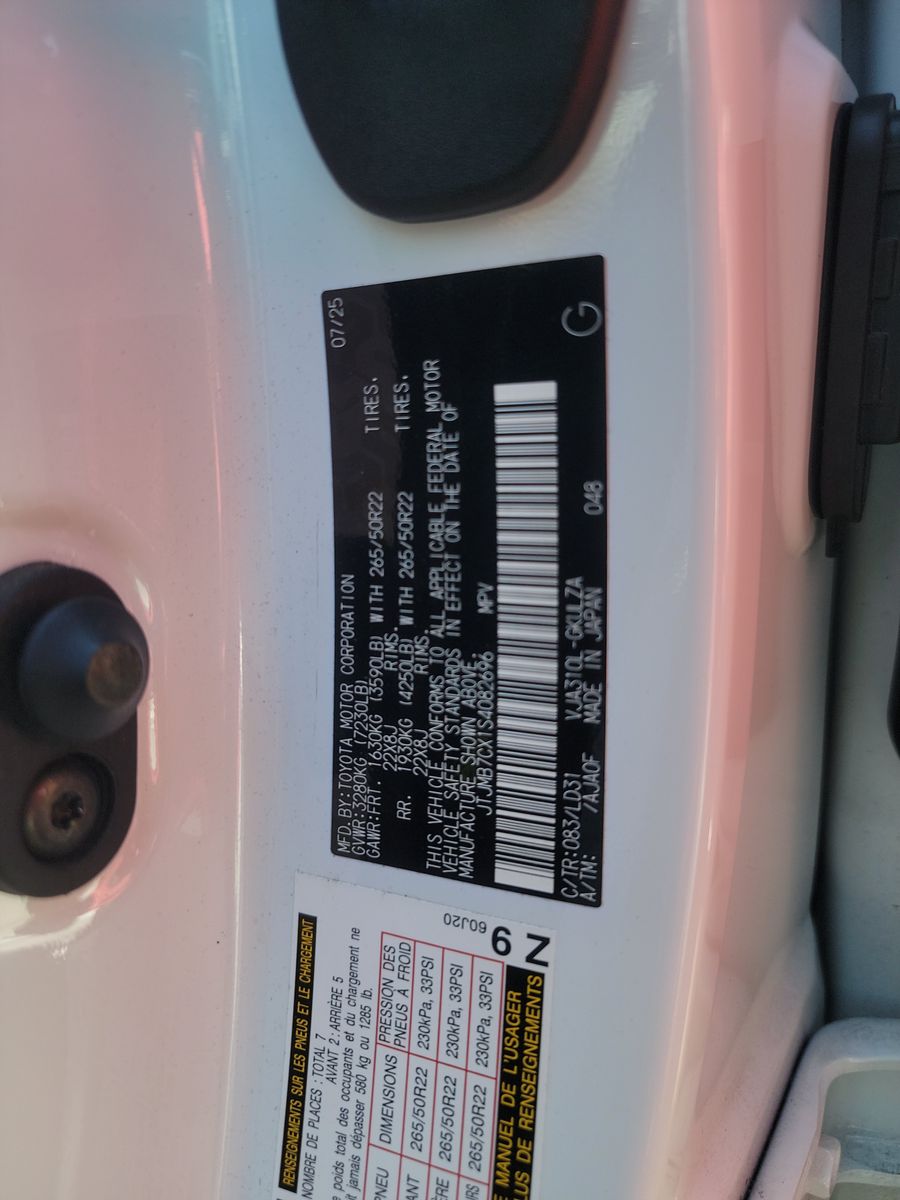 2025 Lexus LX LX 600 F SPORT Handling AWD