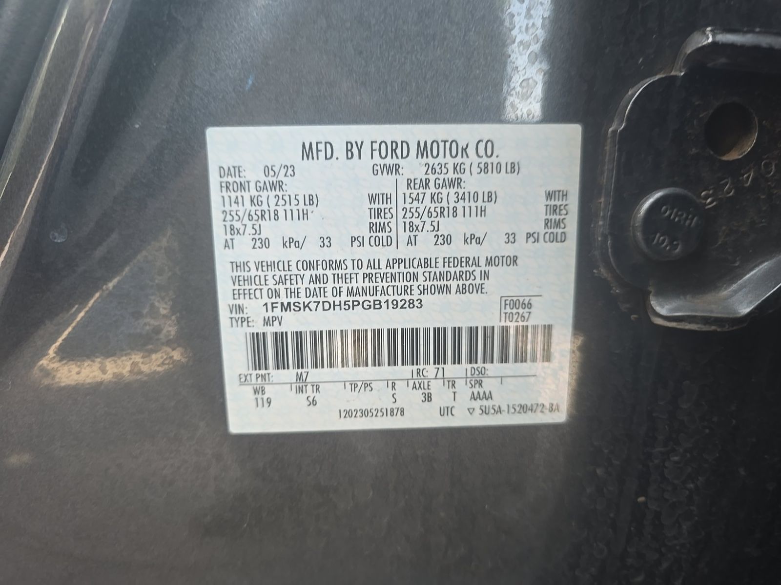2023 Ford Explorer XLT RWD