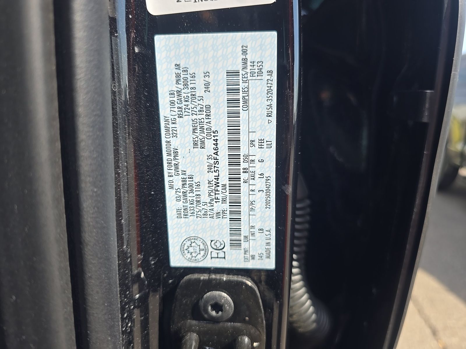 2025 Ford F-150 Tremor AWD