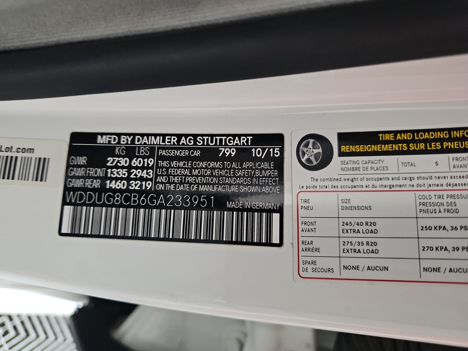 2016 Mercedes-Benz S-Class S 550 RWD
