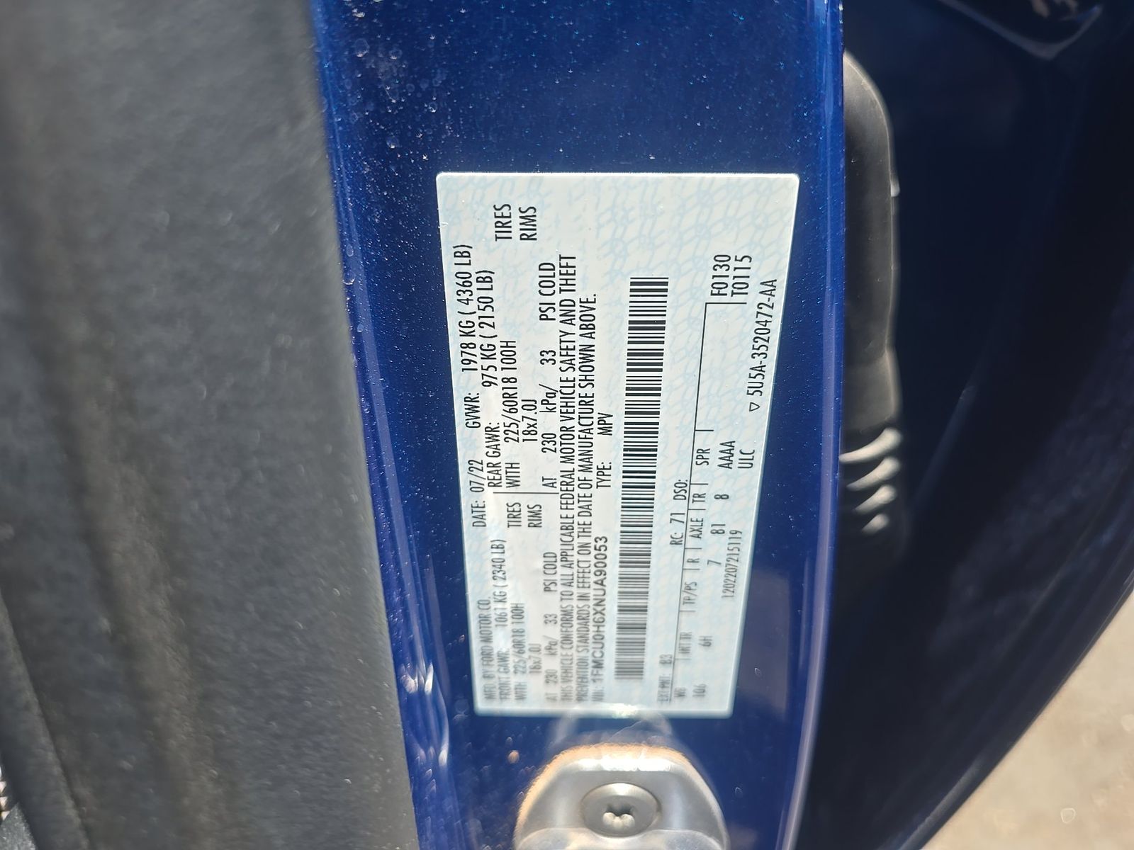 2022 Ford Escape SEL FWD