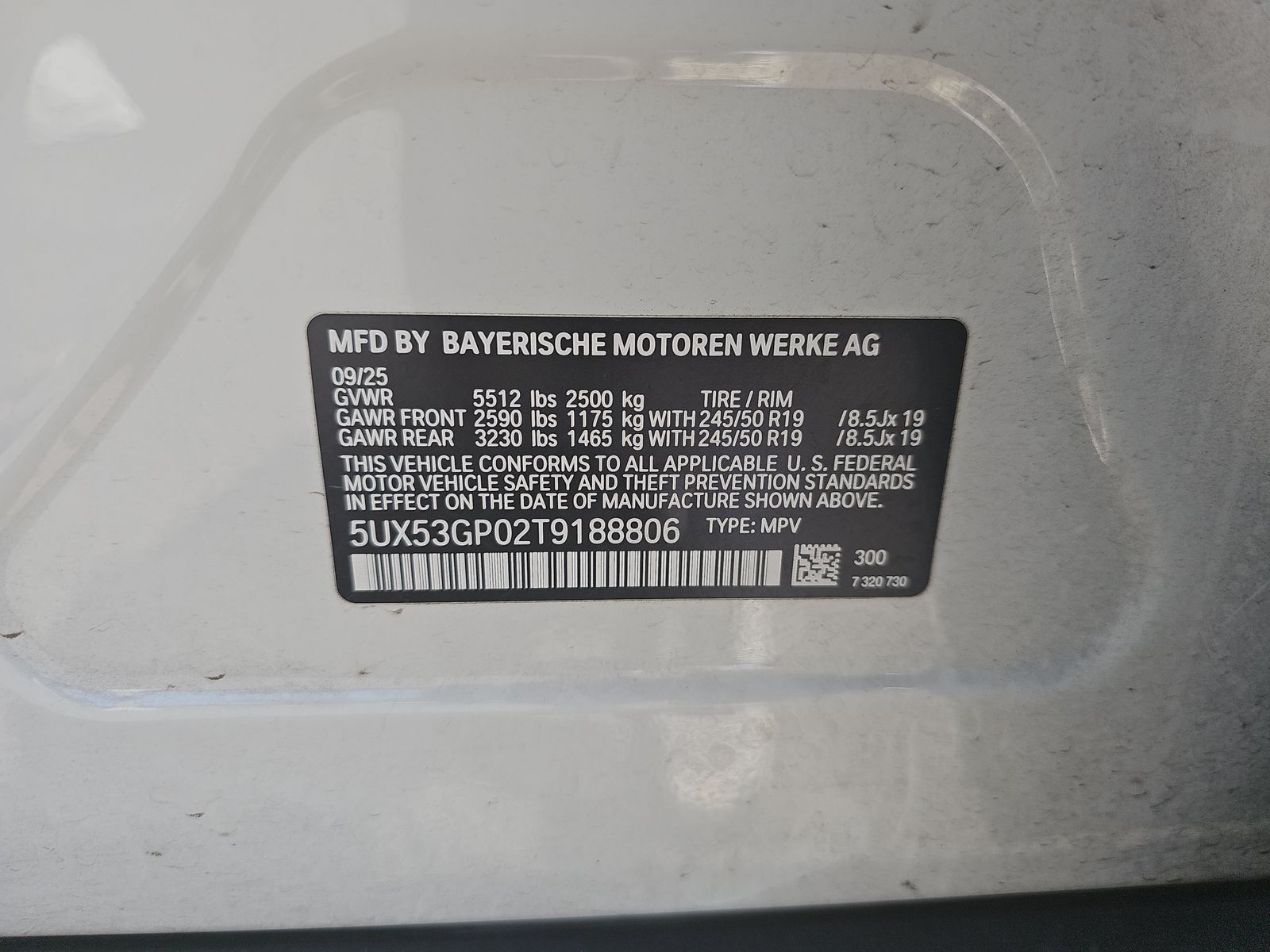 2026 BMW X3 30 xDrive AWD