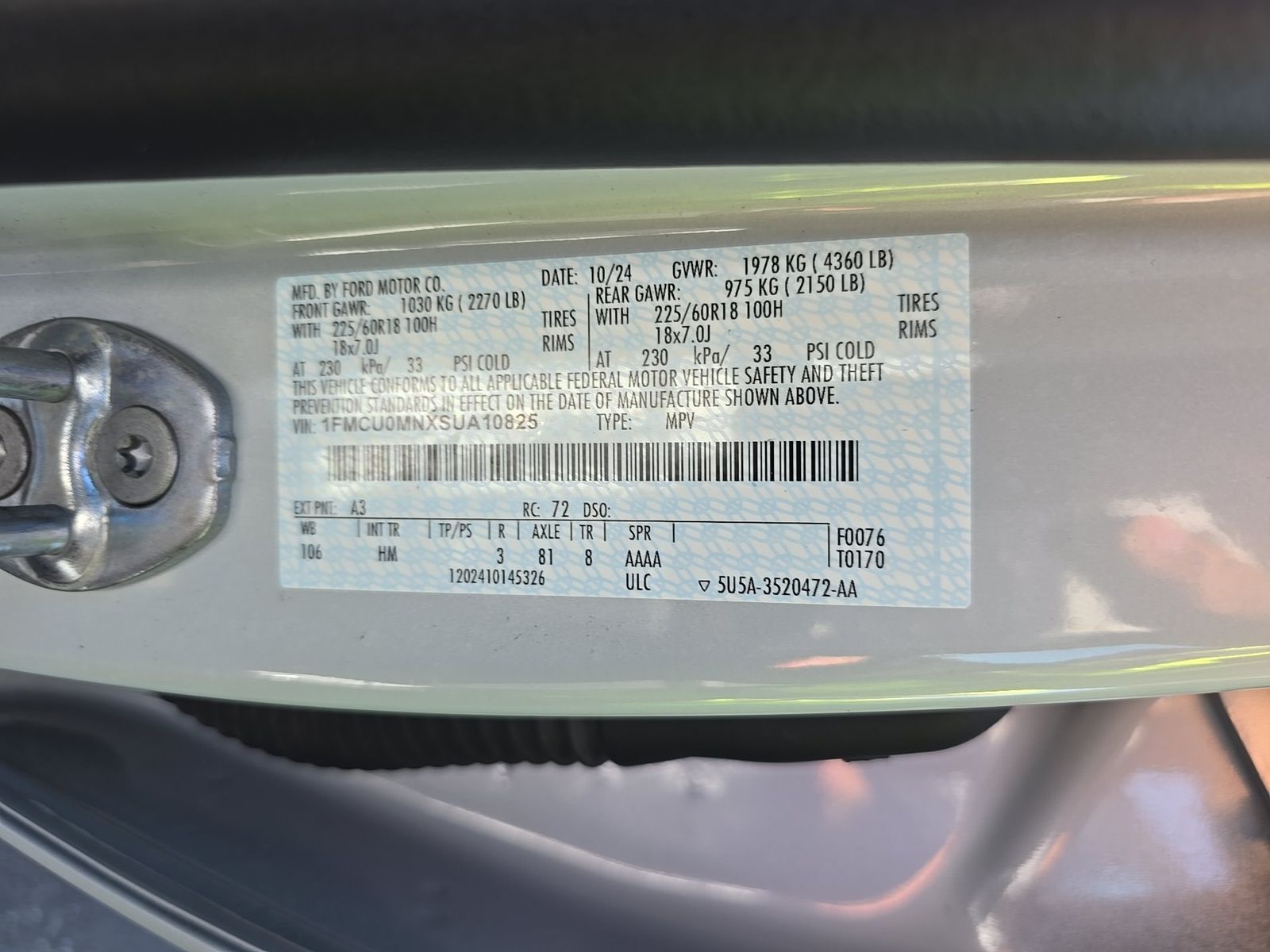 2025 Ford Escape ST-Line FWD