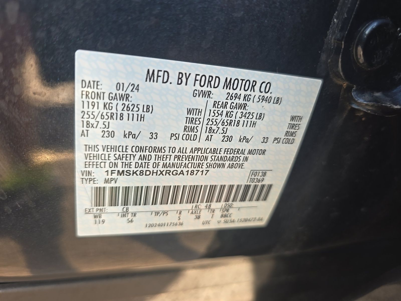 2024 Ford Explorer XLT AWD