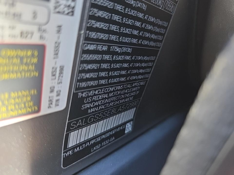 2020 Land Rover Range Rover HSE LWB AWD