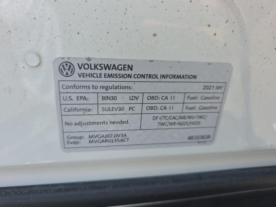 2021 Volkswagen Tiguan 2.0T SEL AWD