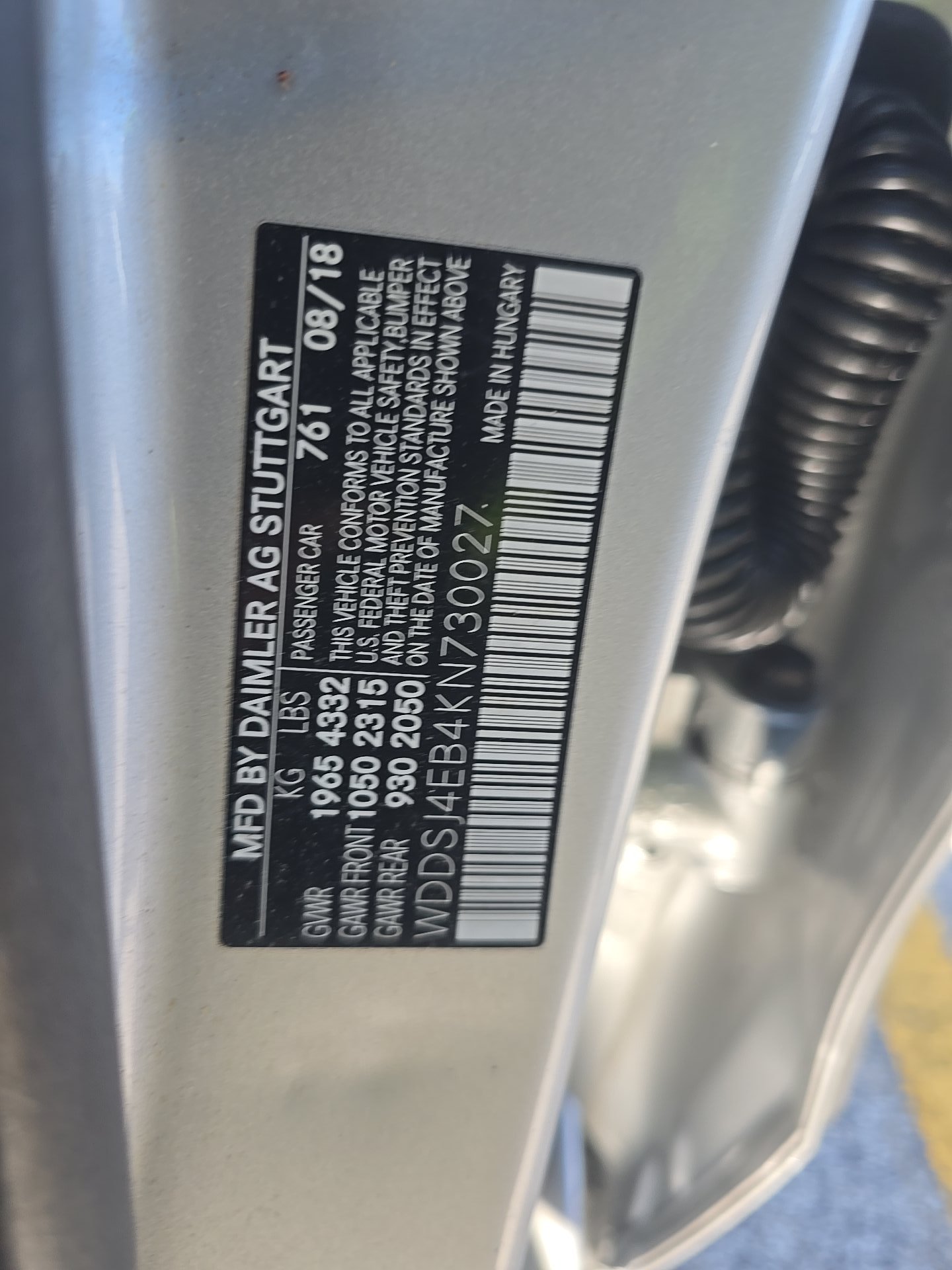 2019 Mercedes-Benz CLA CLA 250 FWD