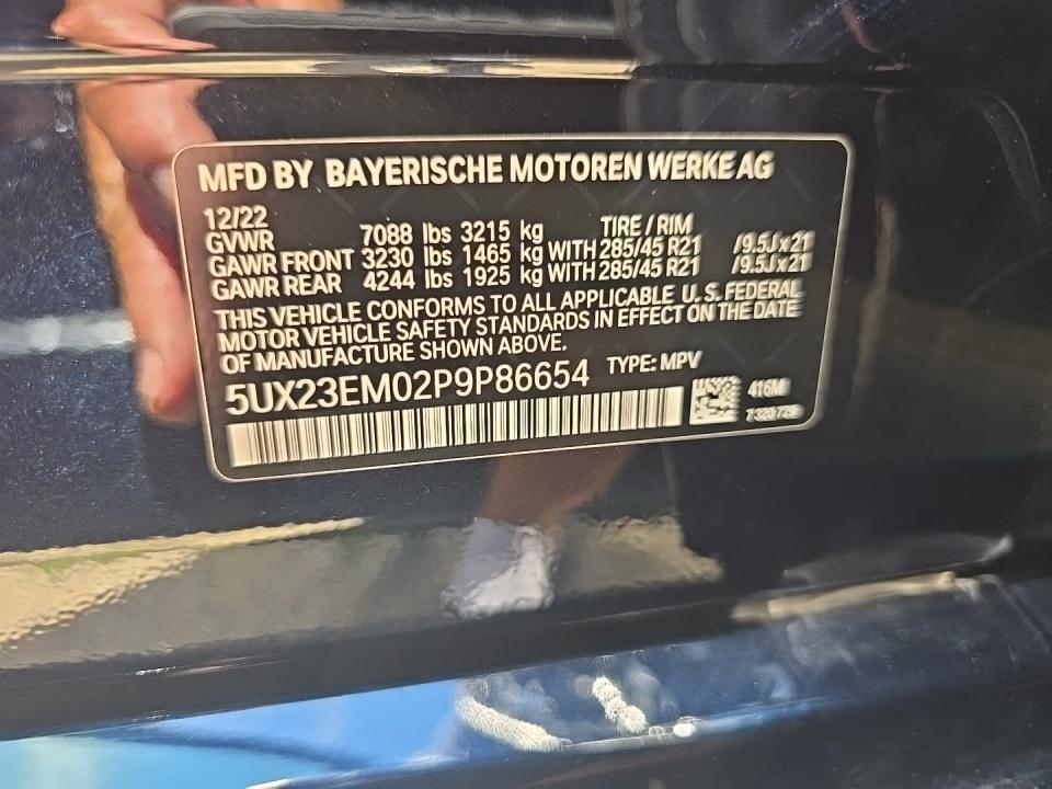 2023 BMW X7 xDrive40i AWD