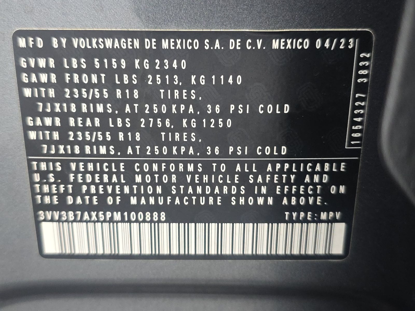 2023 Volkswagen Tiguan 2.0T SE FWD