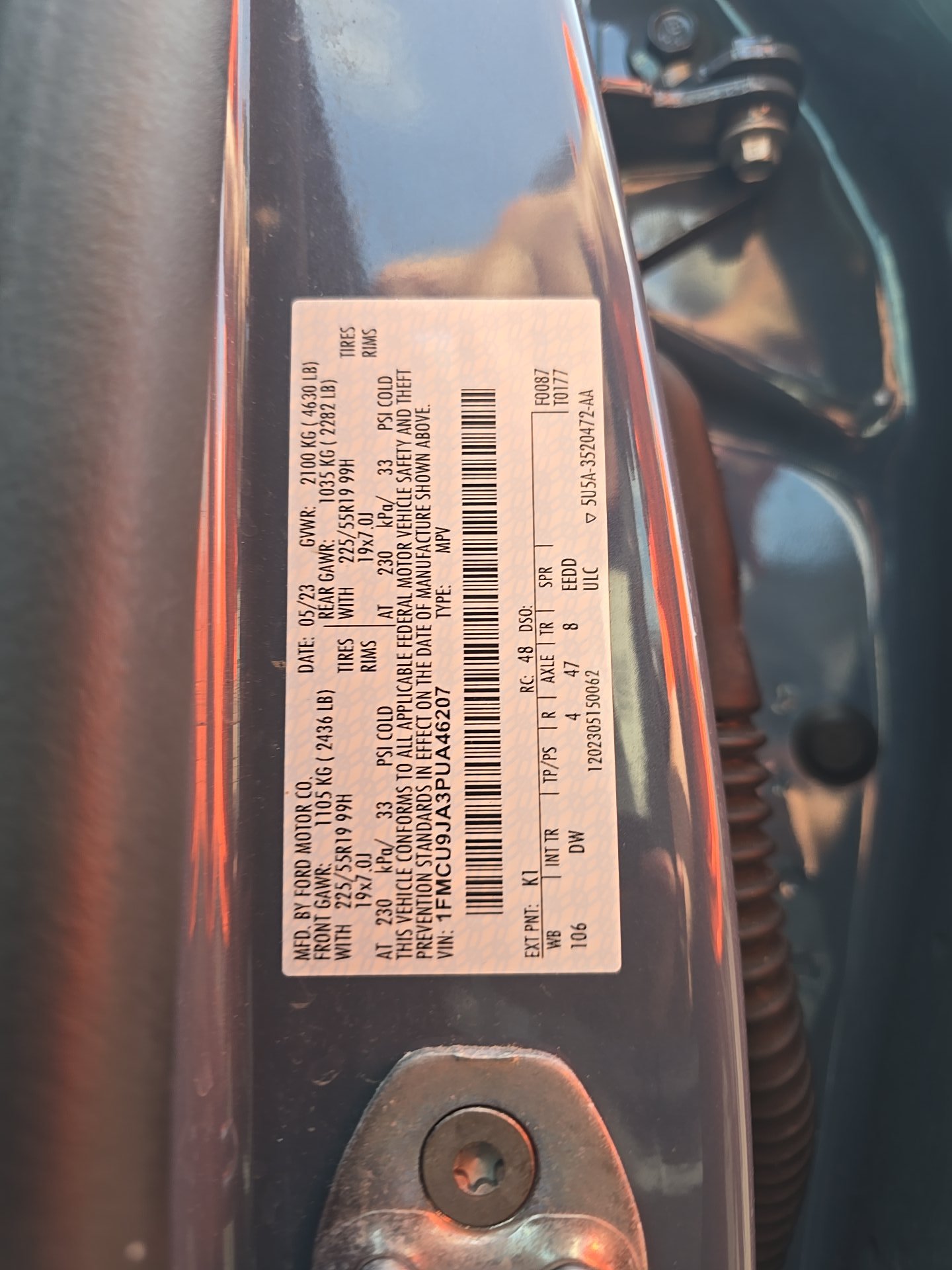 2023 Ford Escape Platinum AWD