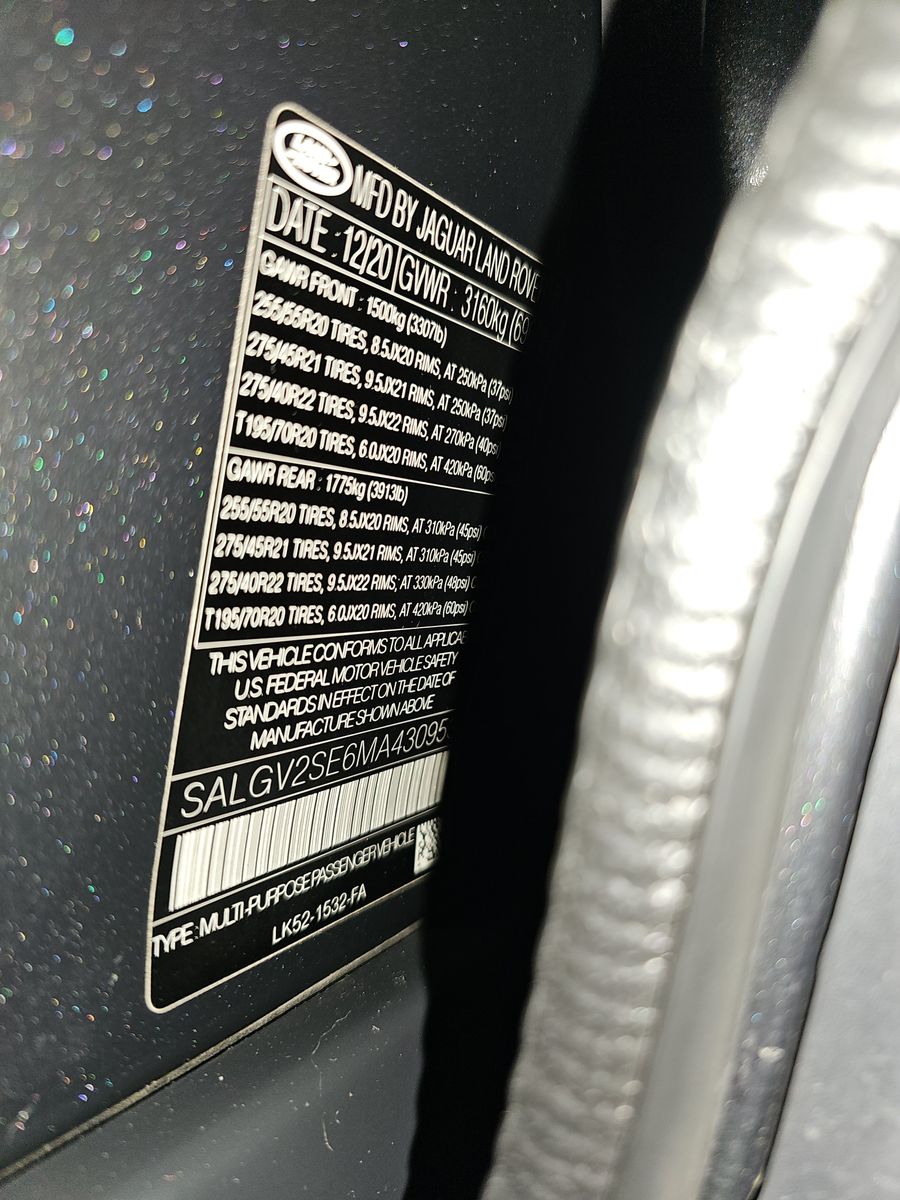 2021 Land Rover Range Rover Autobiography AWD
