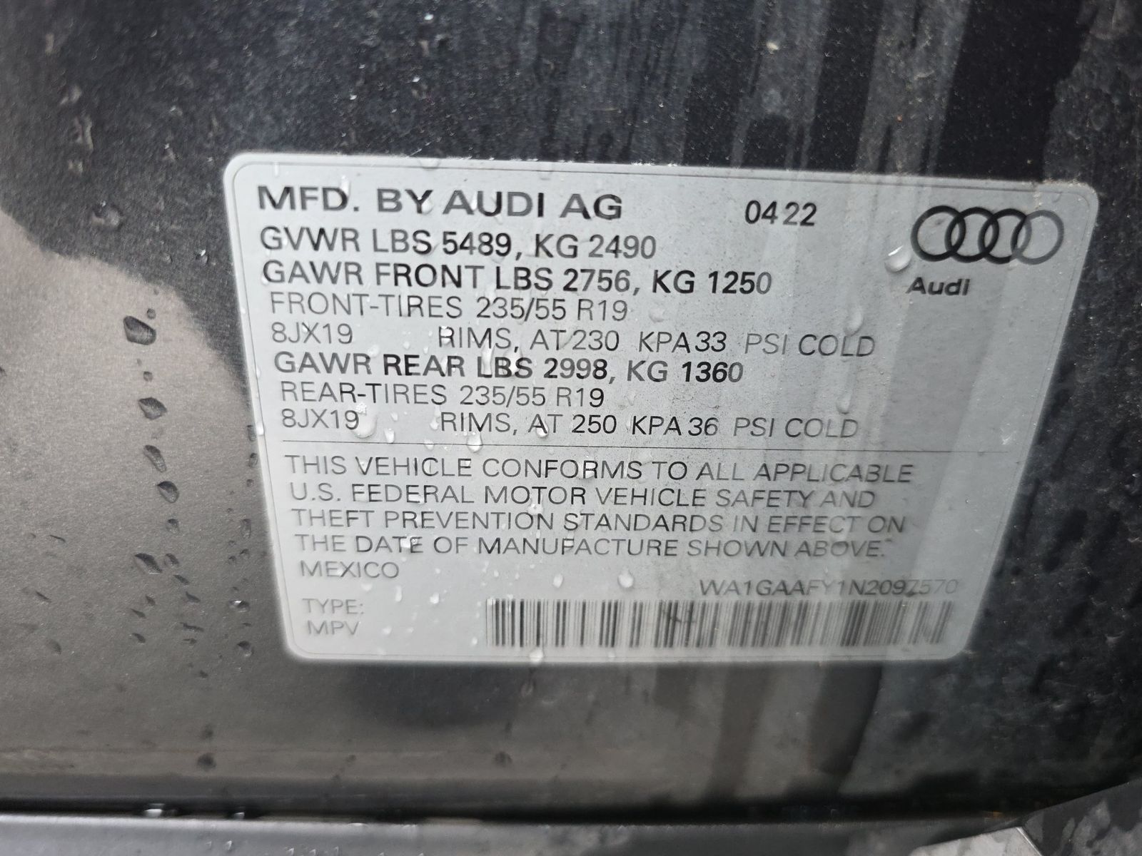 2022 Audi Q5 S line Premium AWD