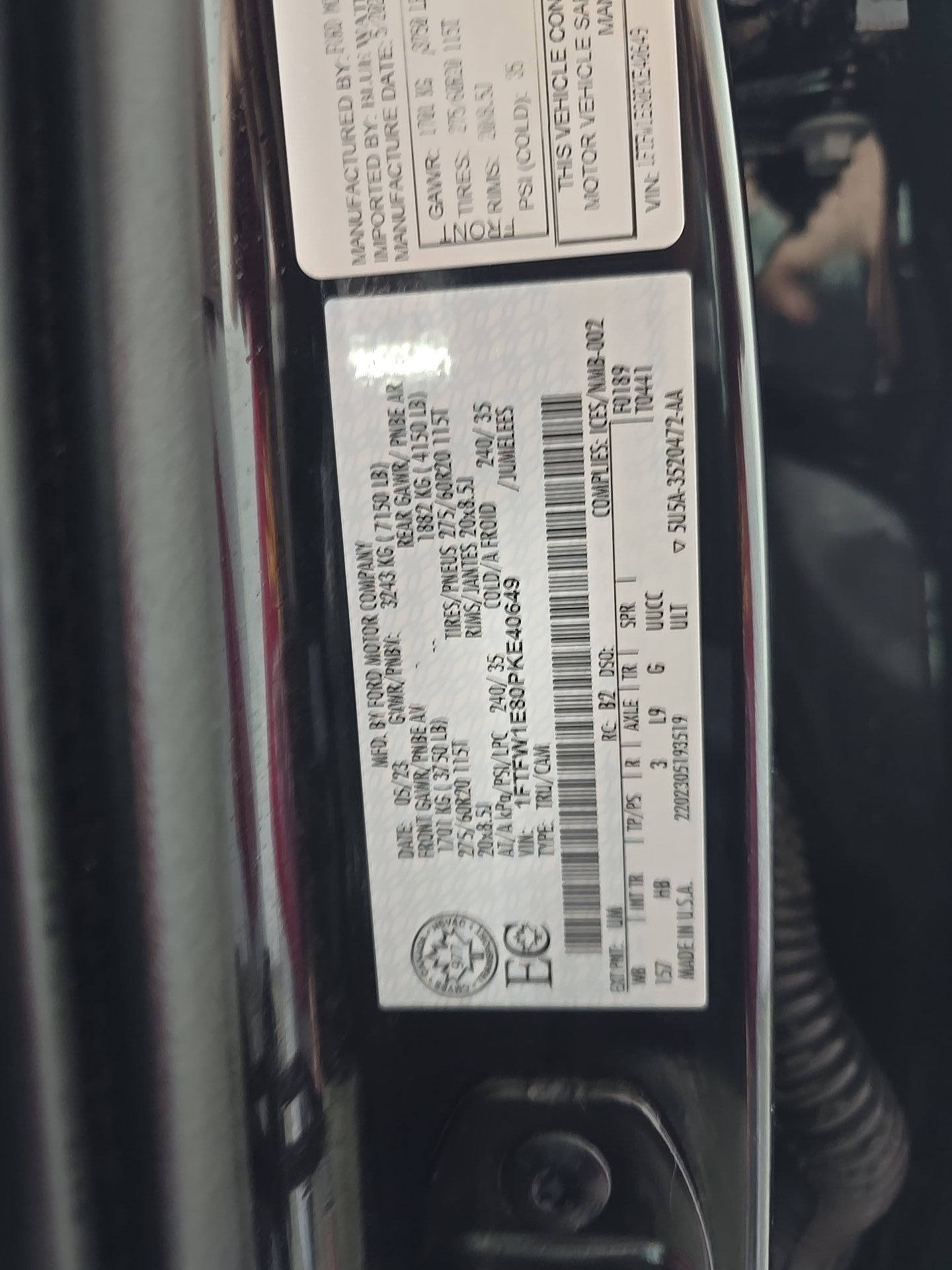 2023 Ford F-150 Lariat AWD