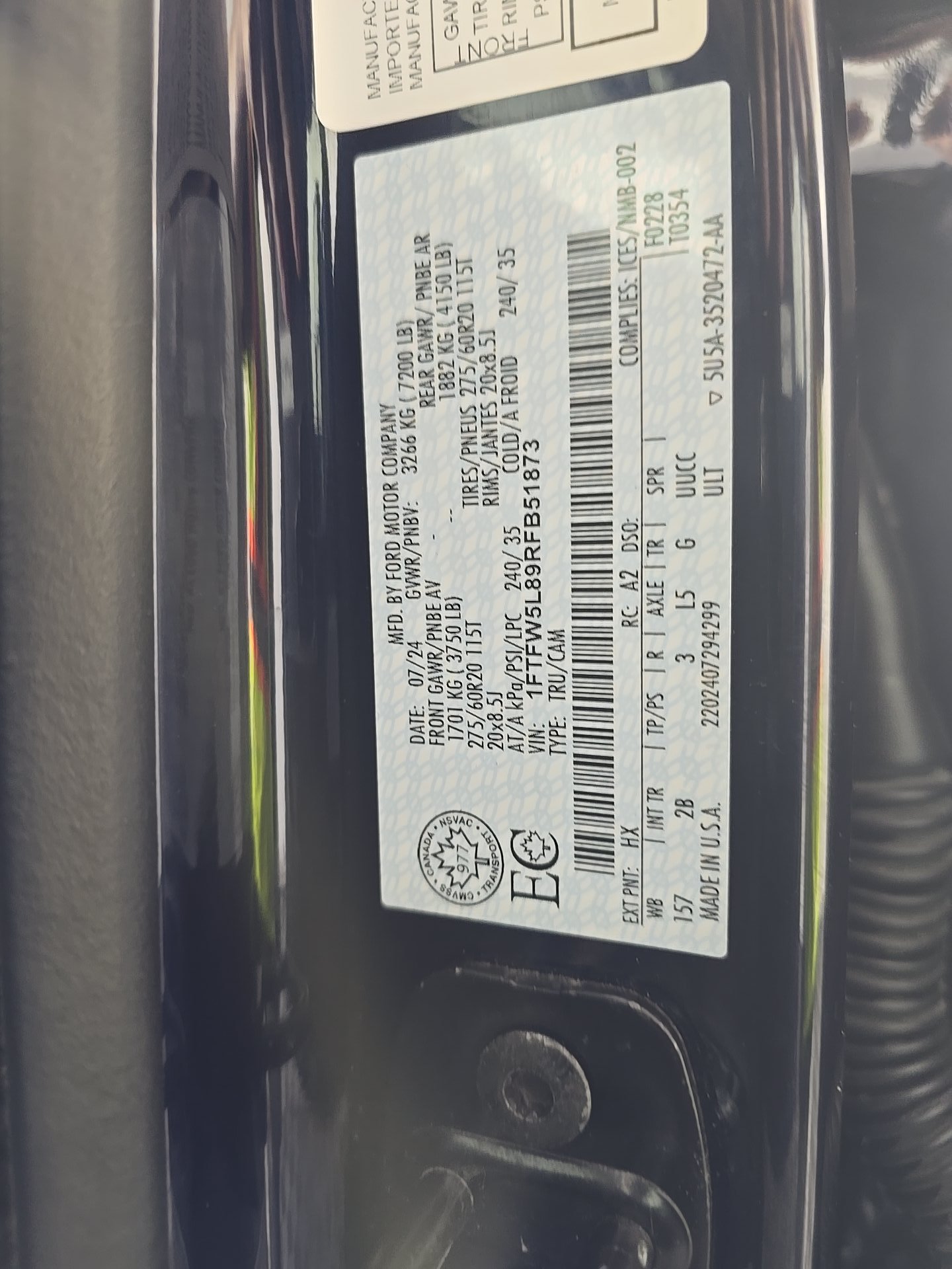 2024 Ford F-150 Lariat AWD