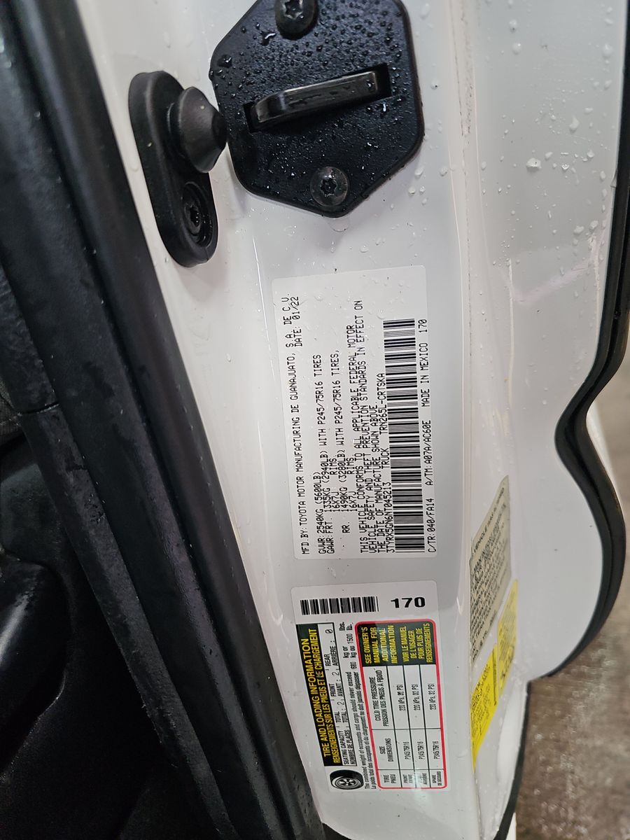 2022 Toyota Tacoma SR RWD