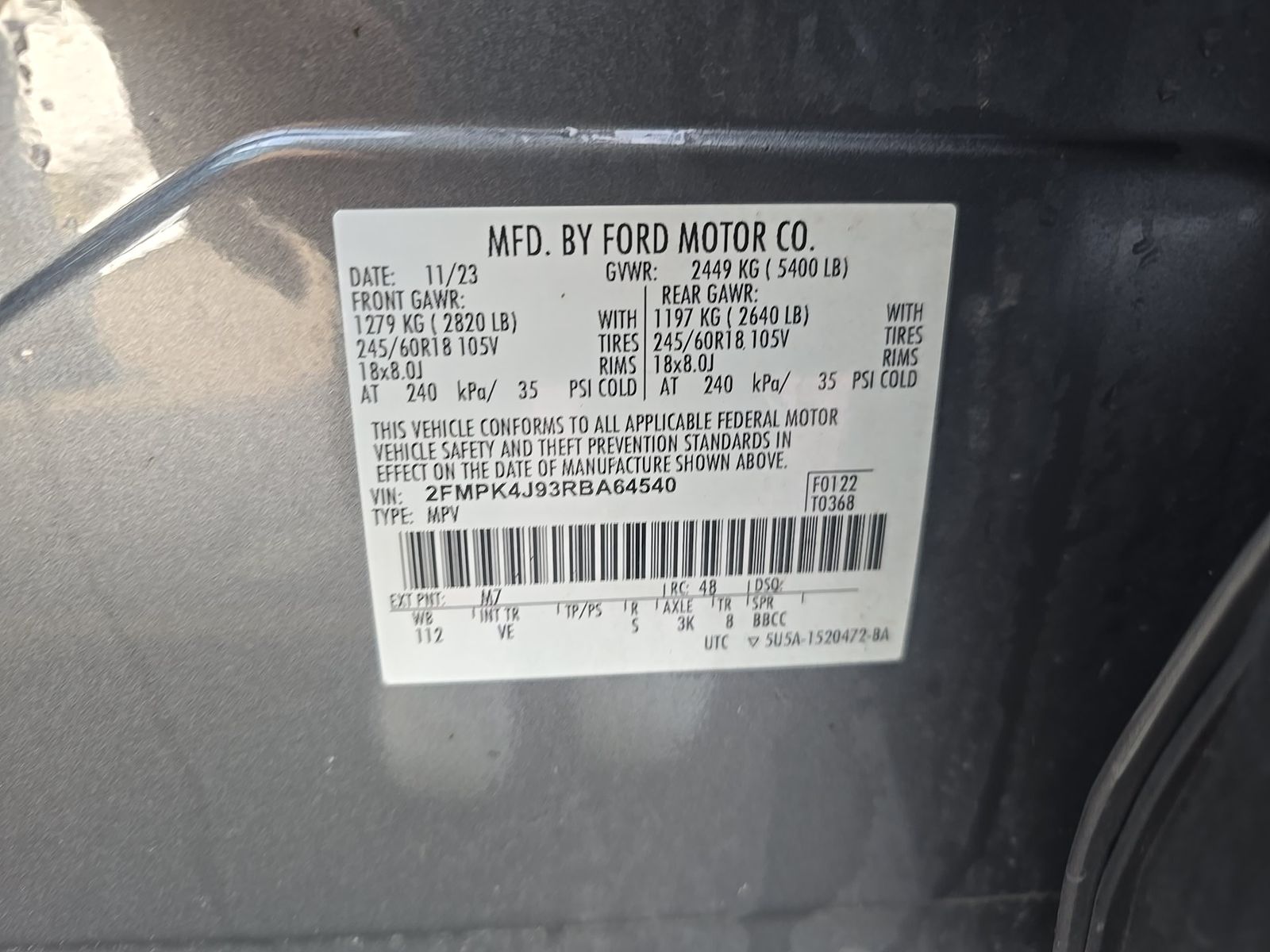 2024 Ford Edge SEL AWD