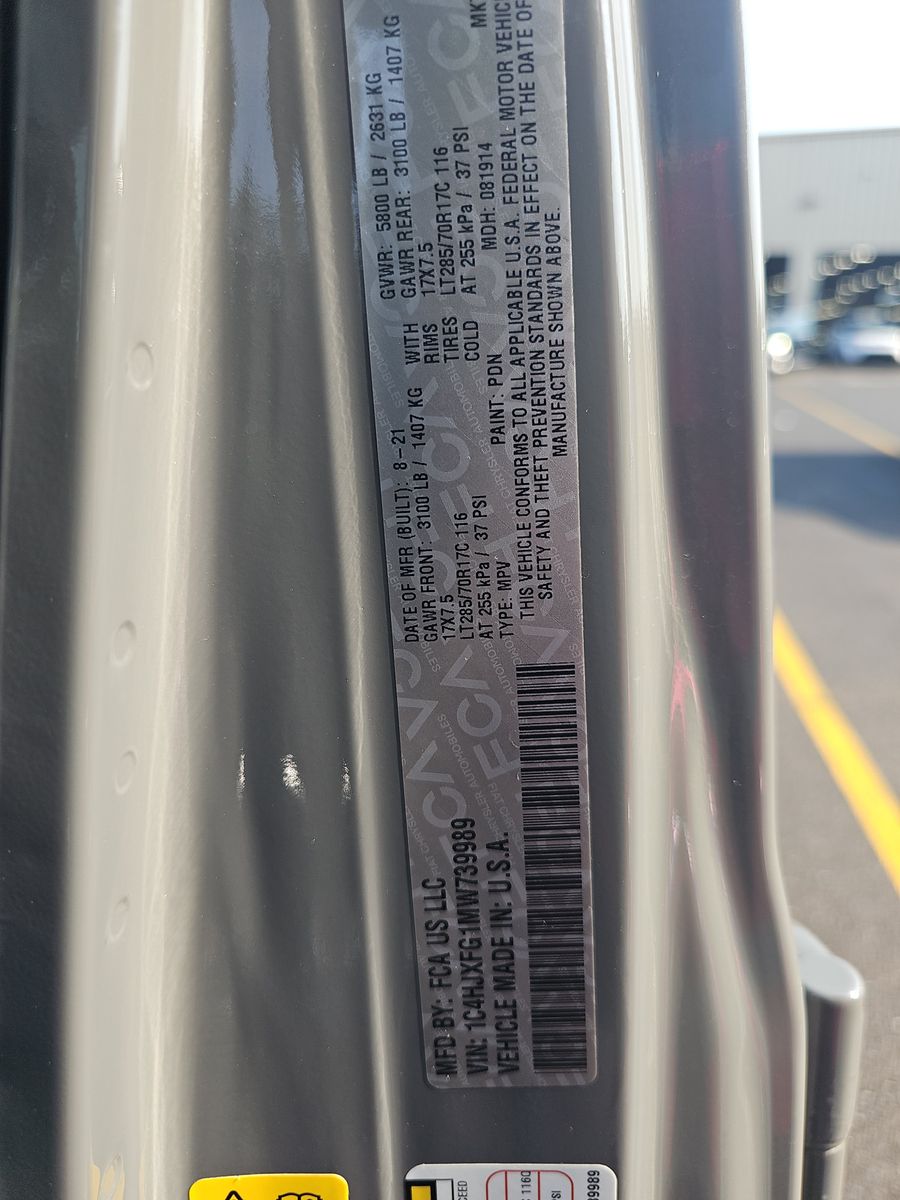 2021 Jeep Wrangler Unlimited Rubicon AWD
