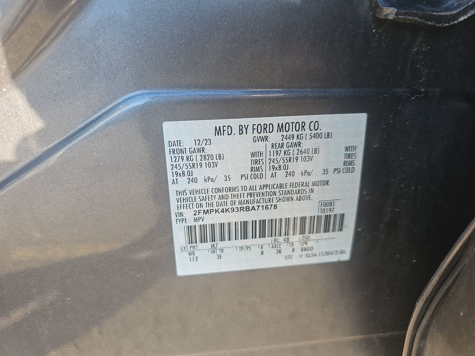 2024 Ford Edge Titanium AWD