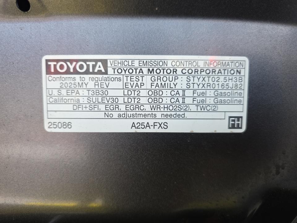 2025 Toyota RAV4 Hybrid Limited AWD