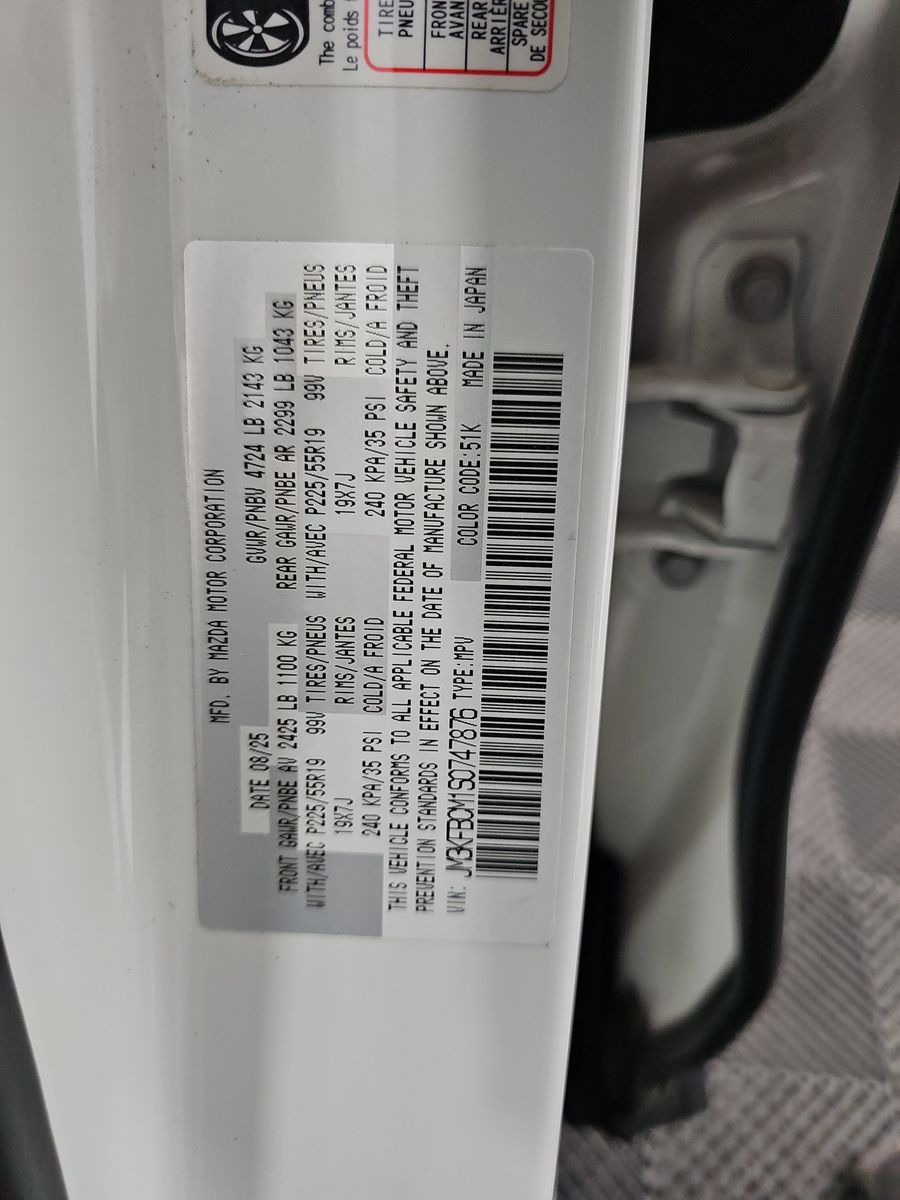 2025 MAZDA CX-5 2.5 S Carbon Edition AWD