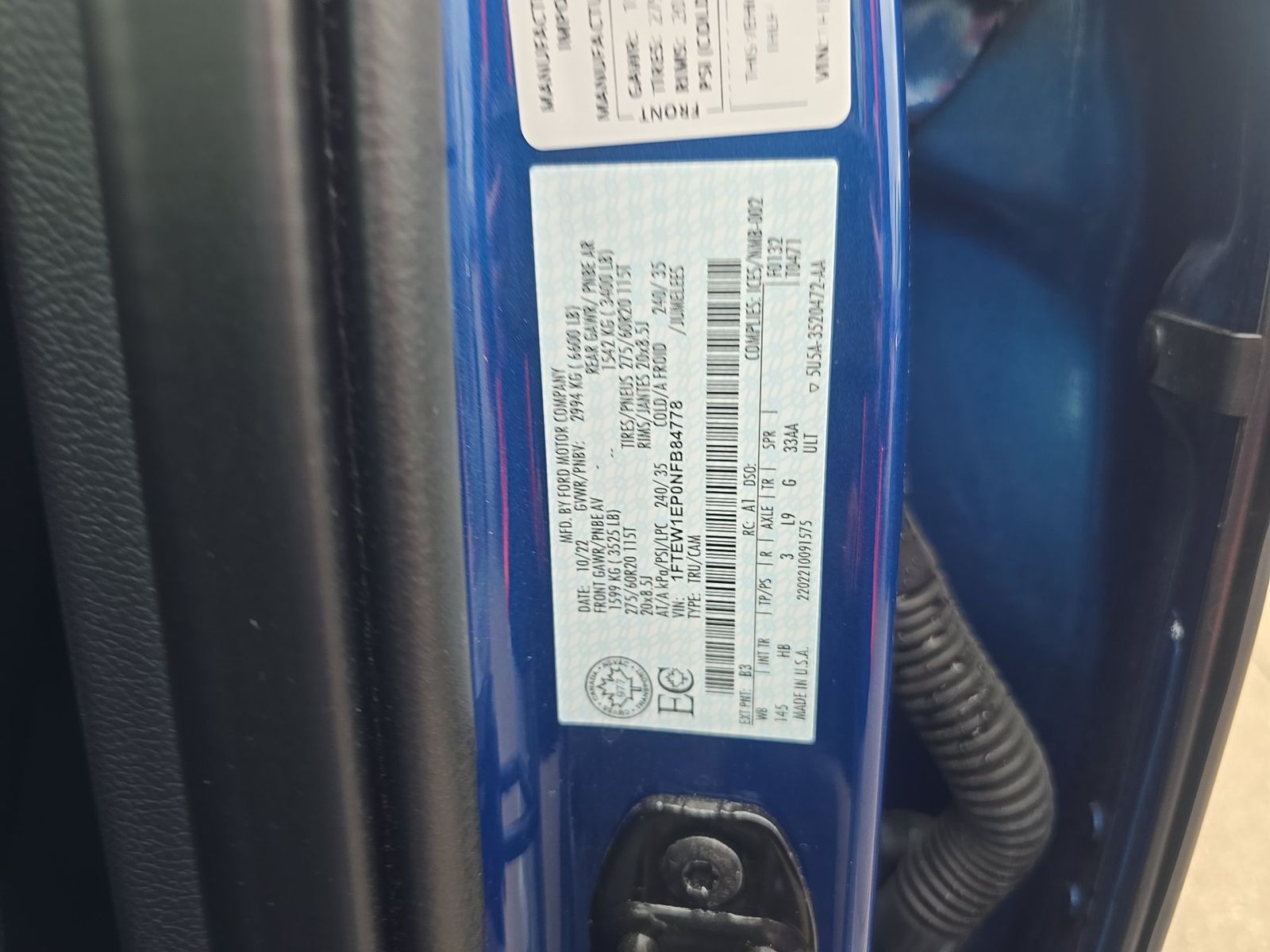 2022 Ford F-150 Lariat AWD