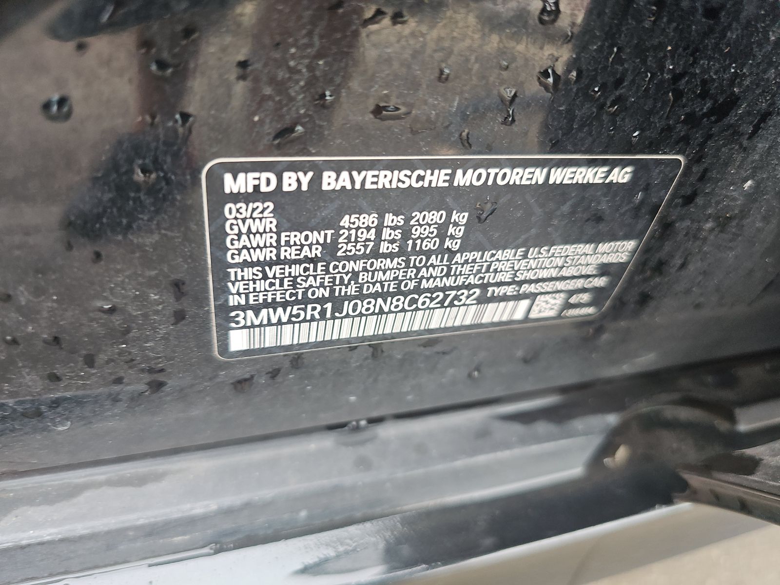 2022 BMW 3 Series 330i RWD