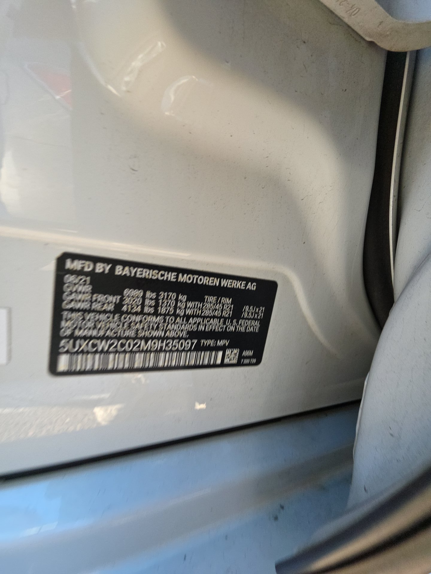 2021 BMW X7 xDrive40i AWD