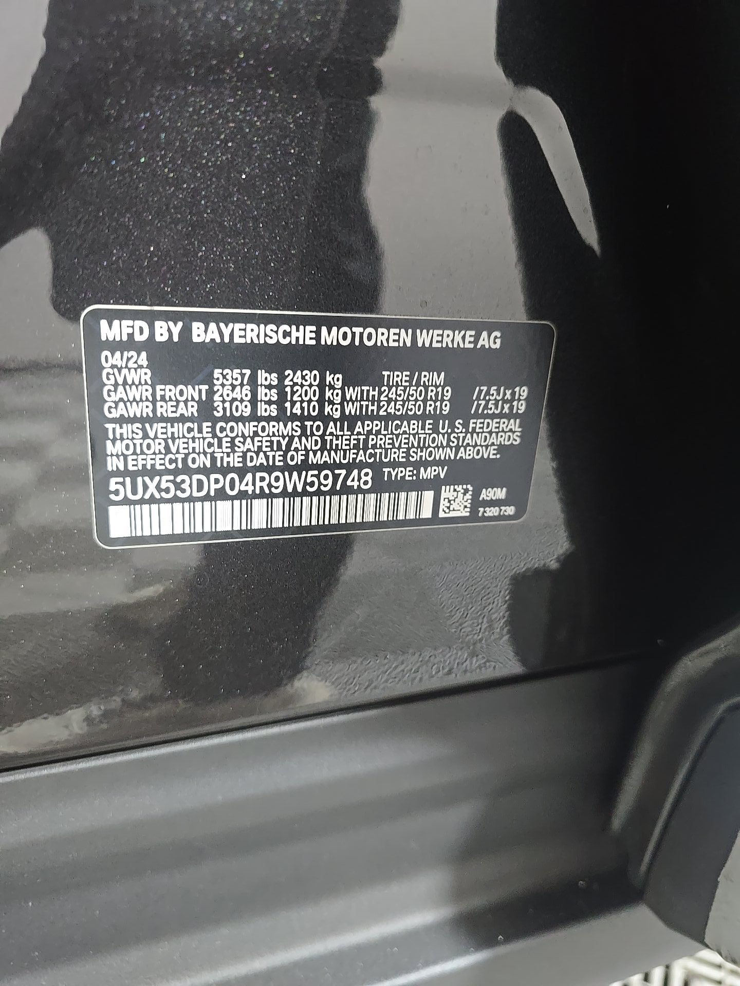 2024 BMW X3 xDrive30i AWD