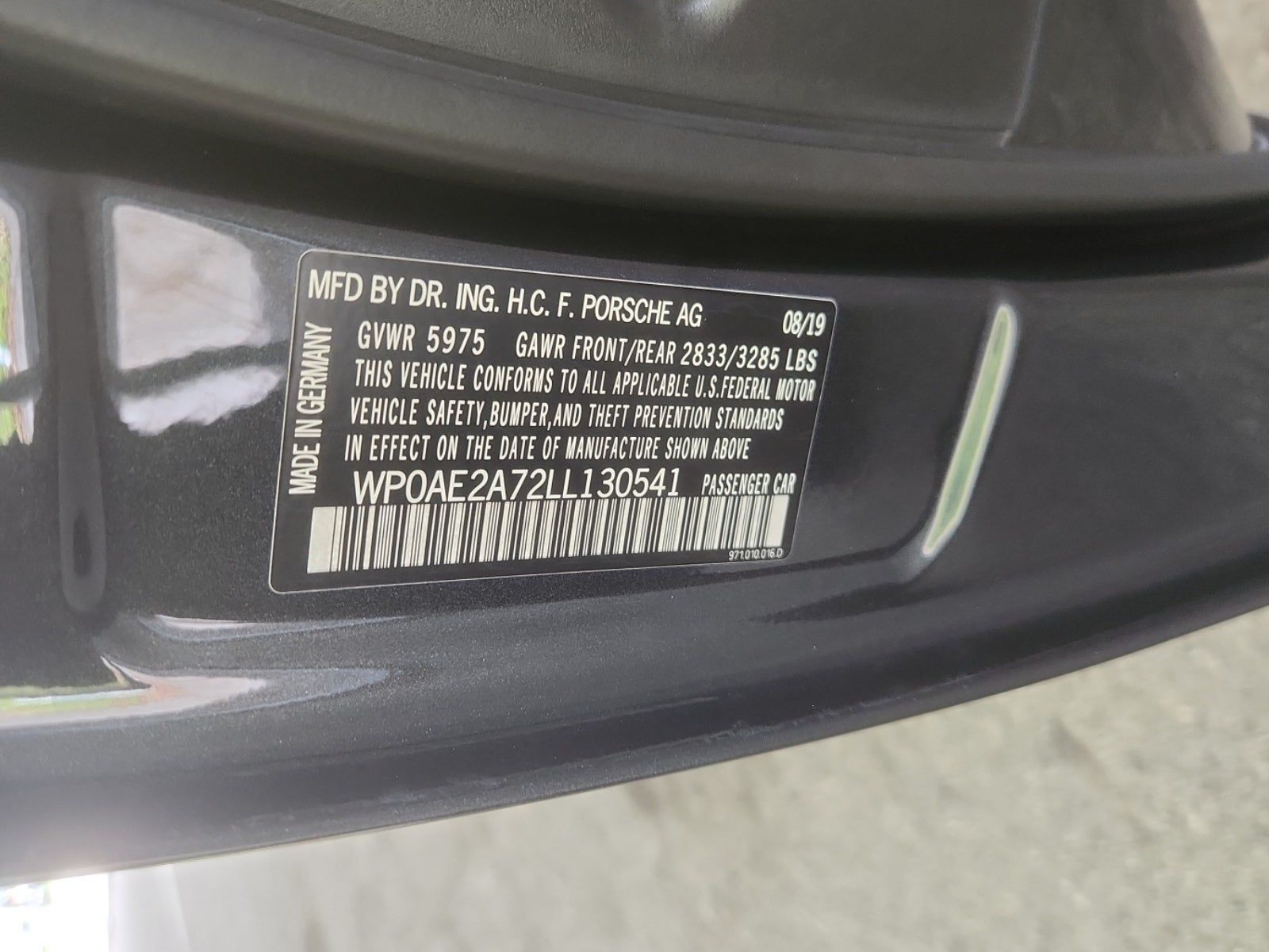 2020 Porsche Panamera E-Hybrid 4 AWD