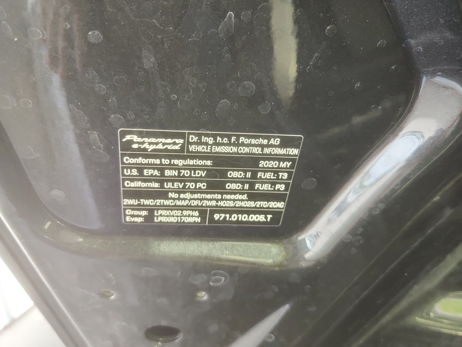 2020 Porsche Panamera E-Hybrid 4 AWD