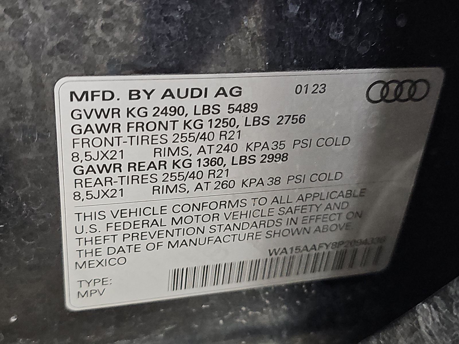 2023 Audi Q5 S line Premium Plus AWD