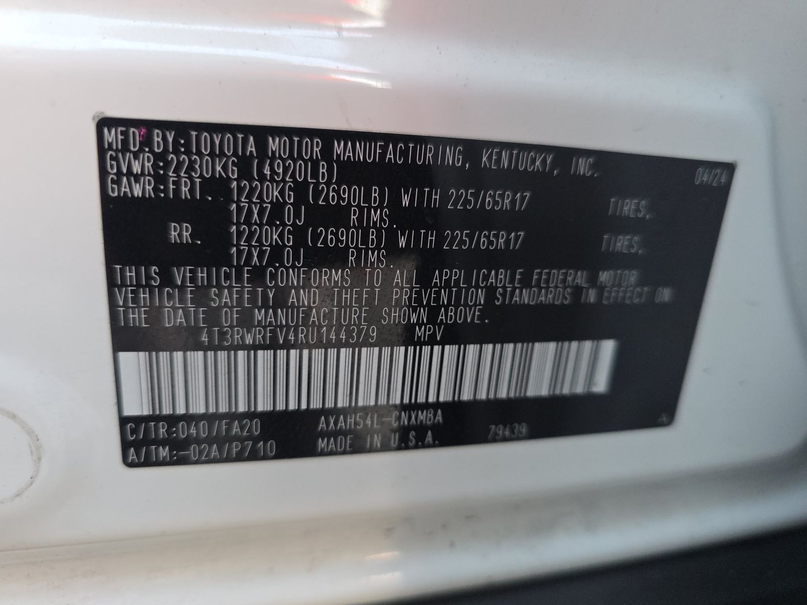 2024 Toyota RAV4 Hybrid XLE AWD